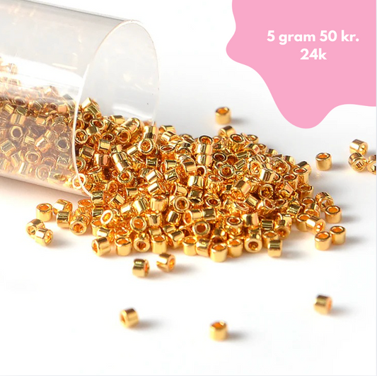 Miyuki 24k guld 11/0 DB-31 5 gram